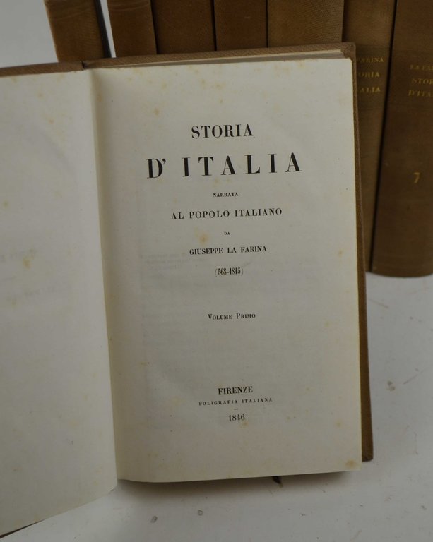 Storia d'Italia narrata al popolo italiano…