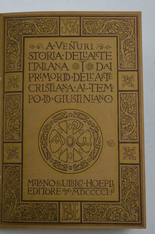 Storia dell'arte italiana.