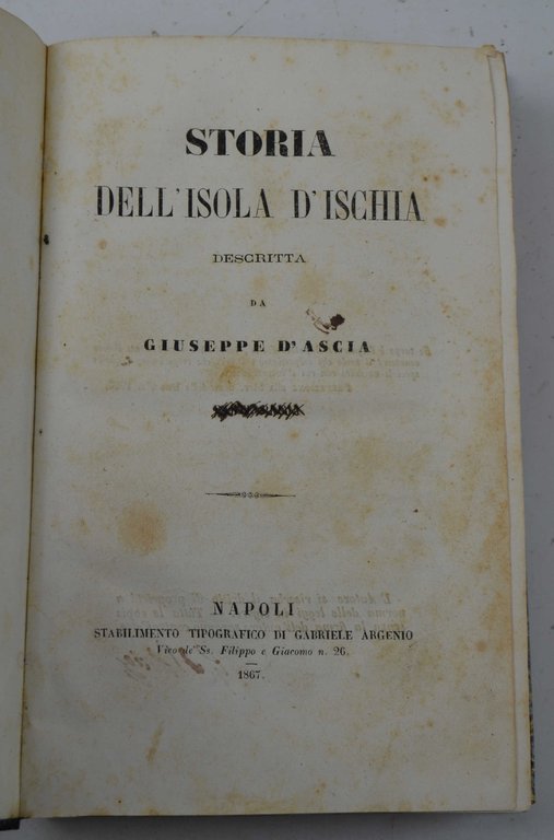 Storia dell'isola d'Ischia descritta…