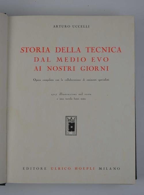 Storia della tecnica dal Medio Evo ai giorni nostri…