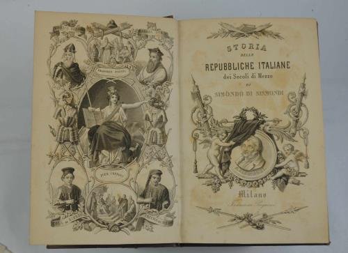 Storia delle repubbliche italiane dei secoli di mezzo.