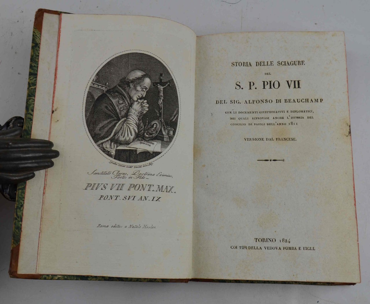 Storia delle sciagure di S. P. Pio VII con li …