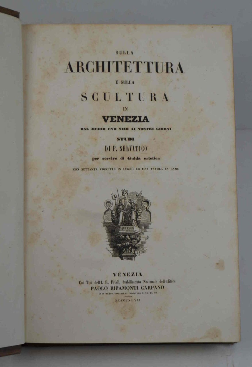 Sulla architettura e sulla scultura a Venezia dal Medio Evo … | Immagine principale