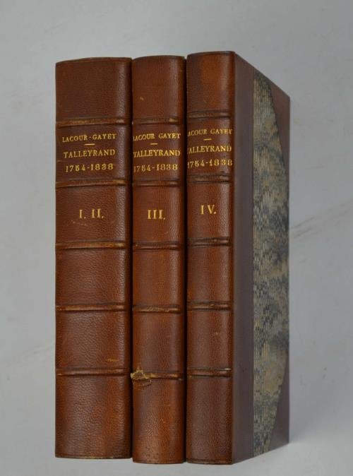 Talleyrand. 1754-1838.