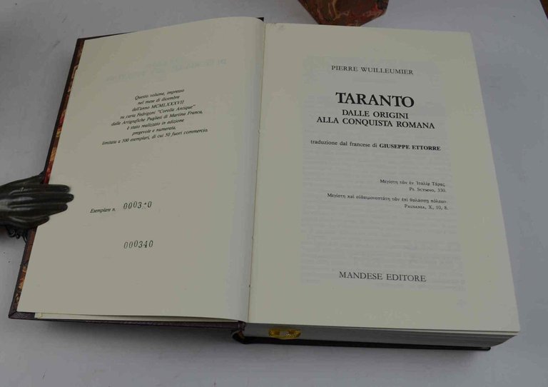 Taranto. Dalle origini alla conquista romana.