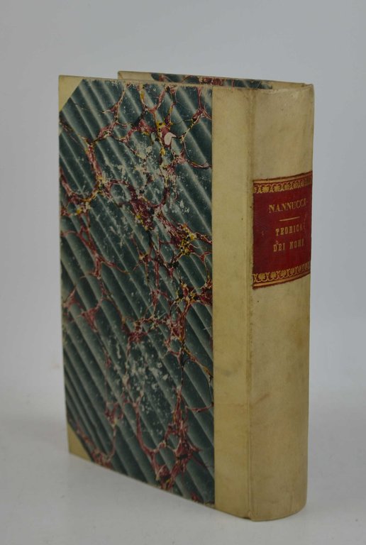 Teorica dei nomi della lingua italiana… Tomo I. (unico pubblicato).