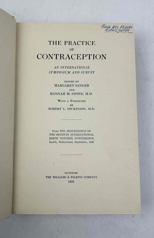 The Practice of Contraception: An International Symposium and Survey: From … | Immagine Gallery 2