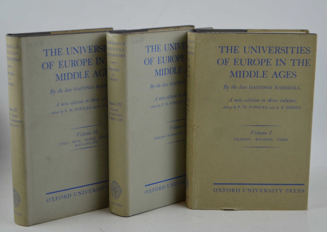 The universities of Europe in the middle ages... A new …