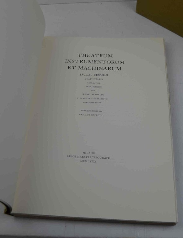 Theatrum Instrumentorum et Machinarum... | Immagine Gallery 2