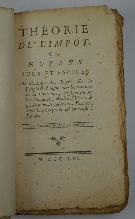 Théorie de l'impot. | Immagine Gallery 6