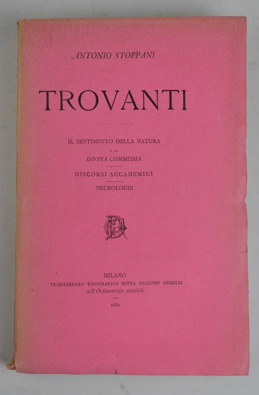 Trovanti - Il sentimento della natura e la Divina Commedia …
