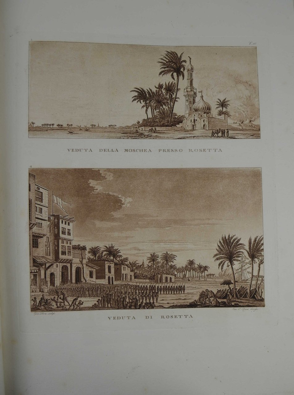 Viaggio nel basso ed alto Egitto.