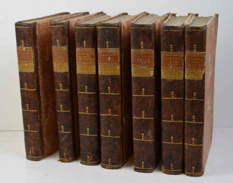 Vocabolario degli Accademici della Crusca oltre le giunte fatteci finora, cresciuto d'assai migliaja di voci e medi de' Classici, le più trovate da Veronesi dedicato a Sua Altezza Imperiale il Principe Eugenio Vice-Re d'Italia…