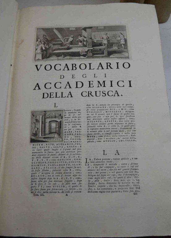 Vocabolario degli Accademici della Crusca. Quarta impressione...