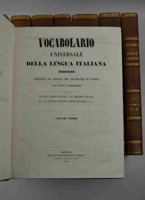 Vocabolario universale della lingua italiana. Edizione eseguita su quella del … | Immagine Gallery 4