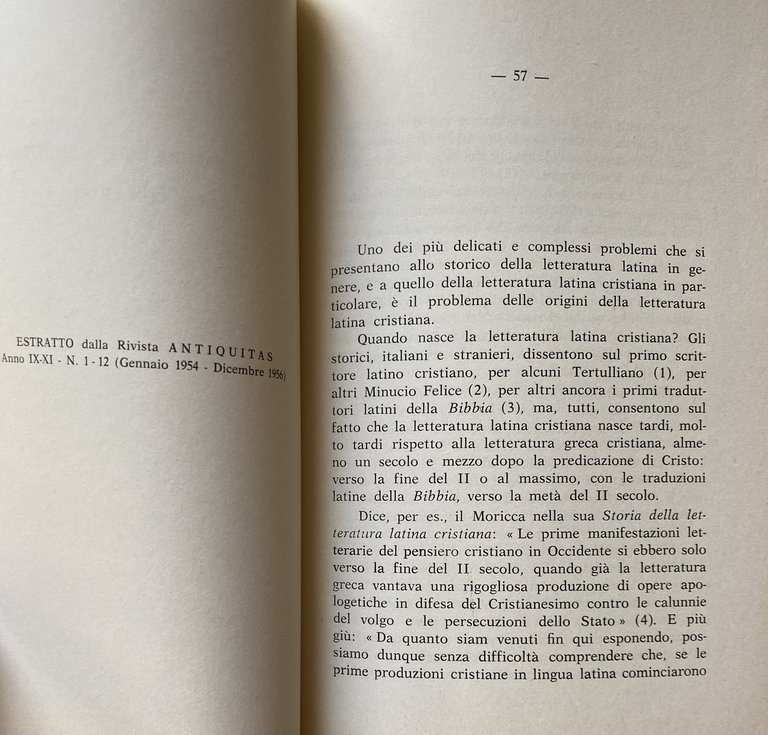 LINEAMENTI STORICI DELLA LETTERATURA LATINA