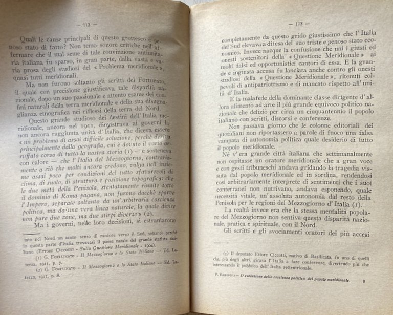 L'EVOLUZIONE DELLA COSCIENZA POLITICA DEL POPOLO MERIDIONALE