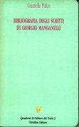 Bibliografia degli scritti di Giorgio Manganelli