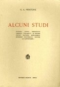 Alcuni studi. Pascoli, Serra, Ambrosini Campana,.