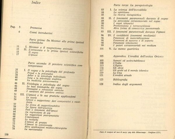 Sogno ipnosi suggestione