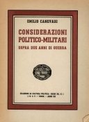 Considerazioni politico militari