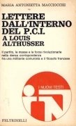 Lettere dall'interno del P.C.I. a Louis Althusser