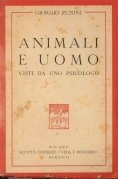 Animali e uomo visti da uno psicologo