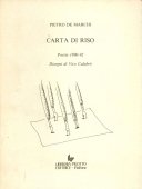 Carta di riso poesie 1990-92
