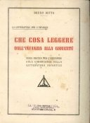 Che cosa leggere dall'infanzia alla gioventu