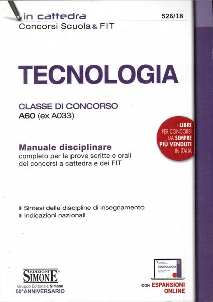 Tecnologia classe di concorso A60
