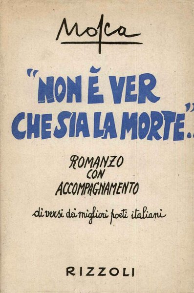 Non è ver che sia la morte. Romanzo con accompagnamento …