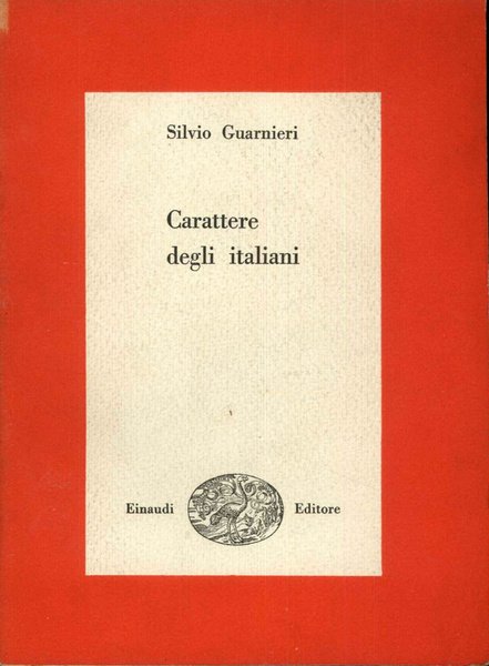 Carattere degli italiani