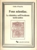 Fons scientiae. La dialettica nell'Occidente tardo-antico