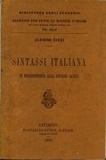 Sintassi italiana in corrispondenza alla sintassi latina