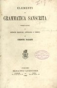 Elementi di grammatica Sanscrita