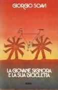 Giovane signora e la sua bicicletta