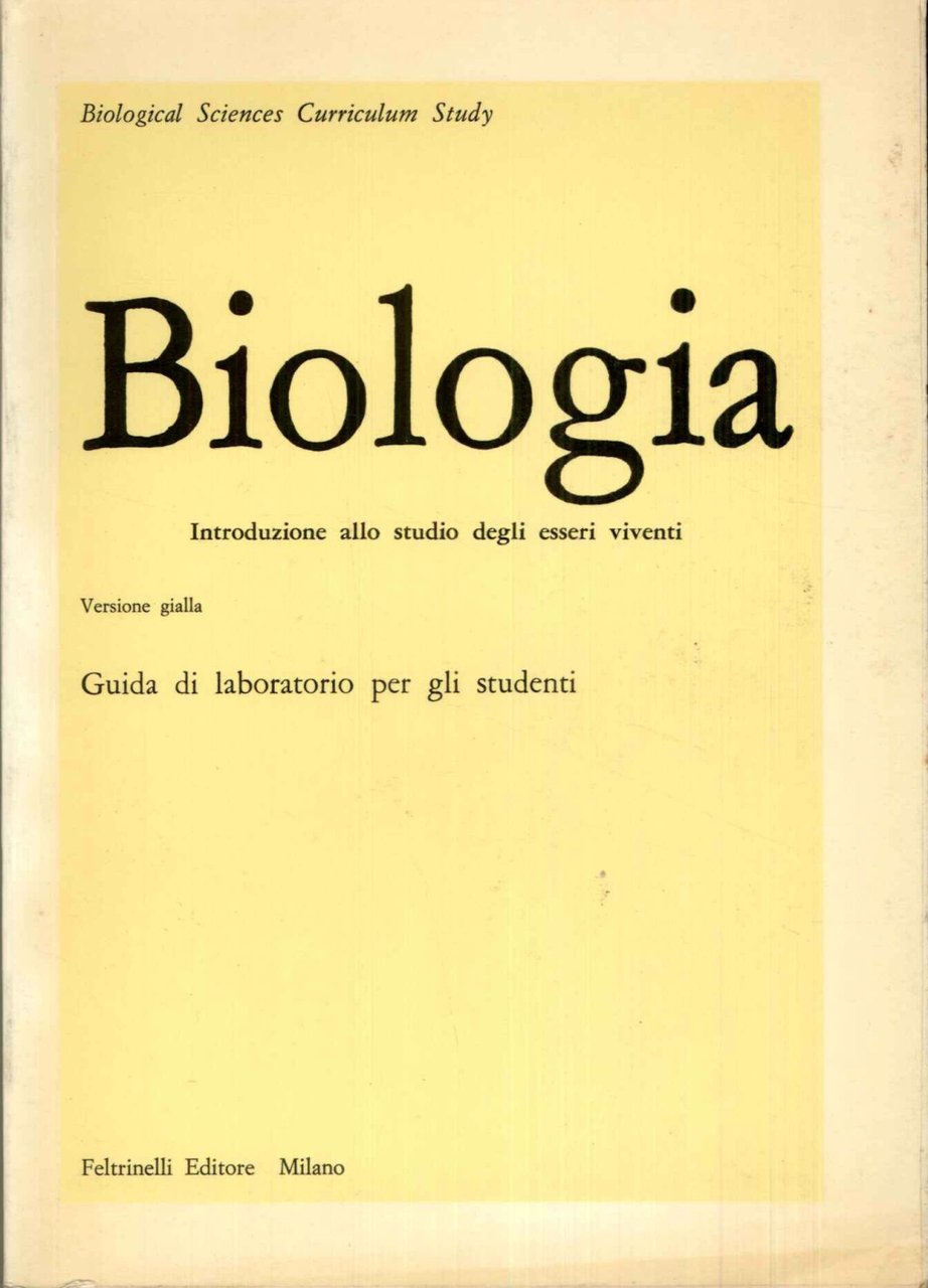 Biologia. Introduzione allo studio degli esseri viventi. Guida di laboratorio …