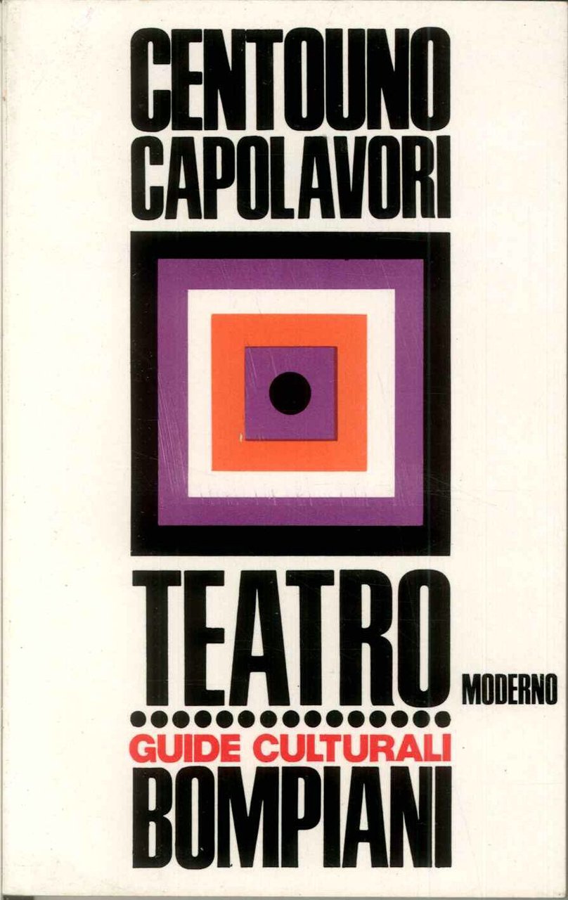Centouno capolavori. Teatro moderno | Immagine principale