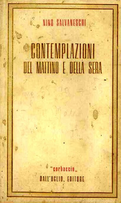 Contemplazioni del mattino e della sera