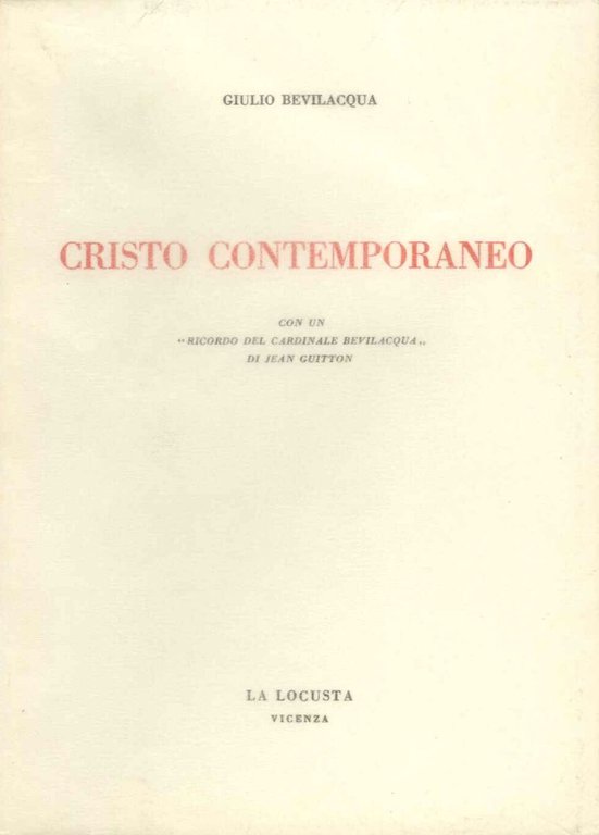 Cristo contemporaneo