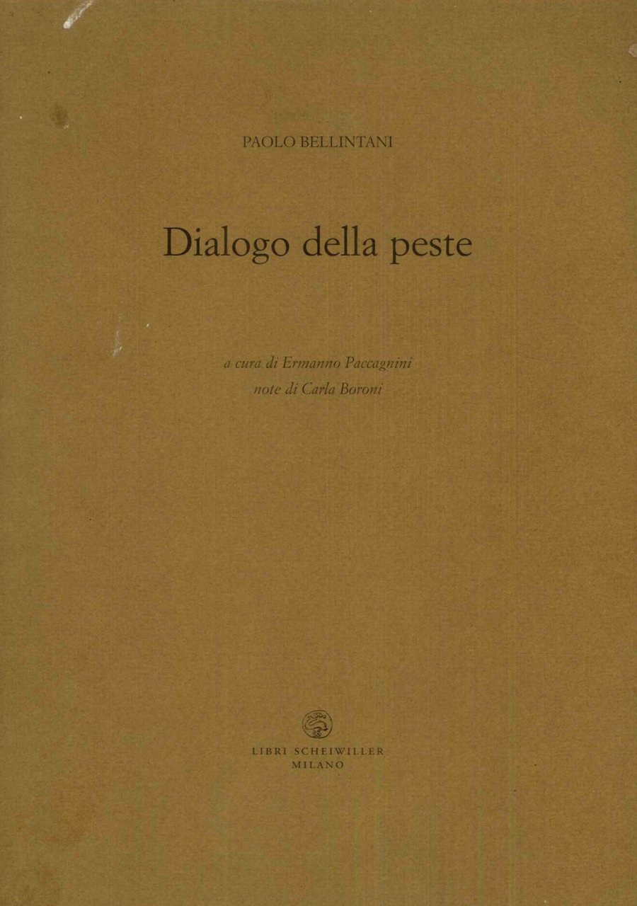 Dialogo della peste