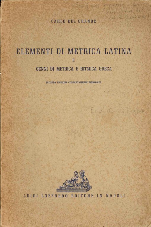 Elementi di metrica latina e cenni di metrica e ritmica …