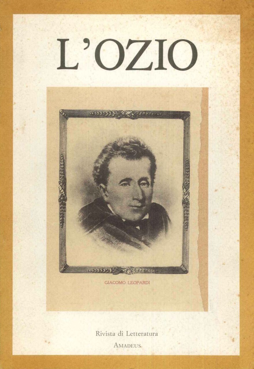 L'ozio. Rivista di letteratura