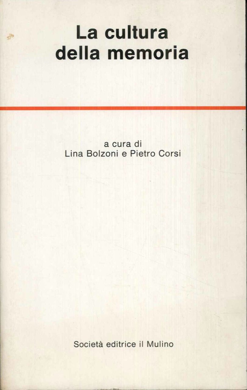 La cultura della memoria