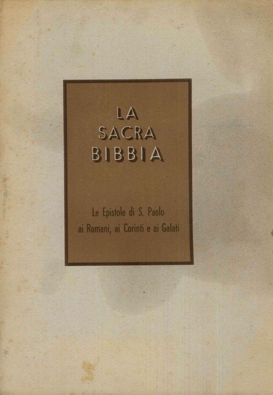 LA SACRA BIBBIA (volgata latina e traduzione italiana dai testi …