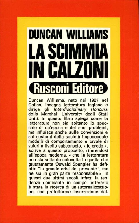 la scimmia in calzoni