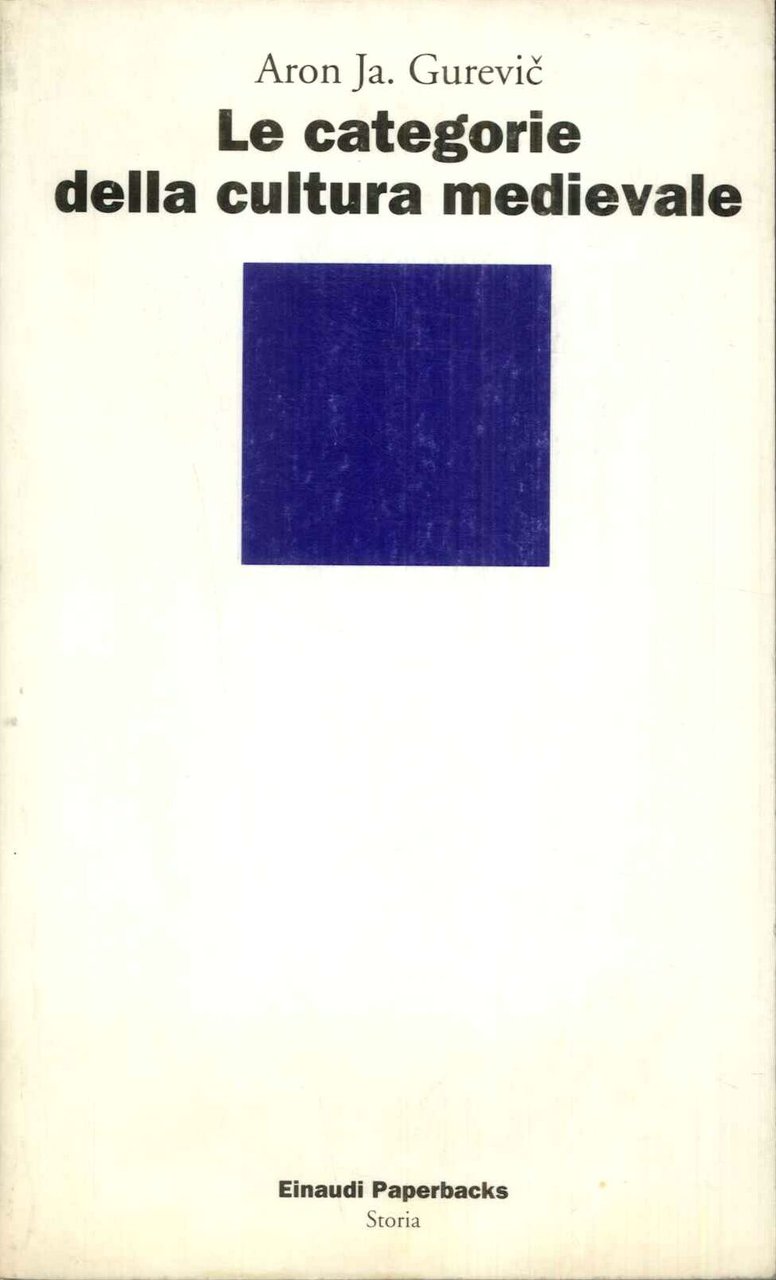 Le categorie della cultura medievale