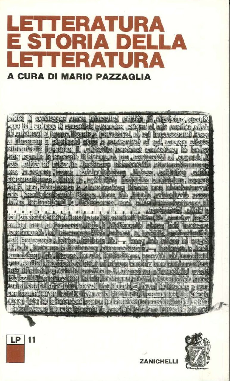 Letteratura e storia della letteratura