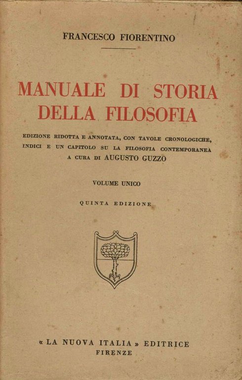 Manuale di storia della filosofia