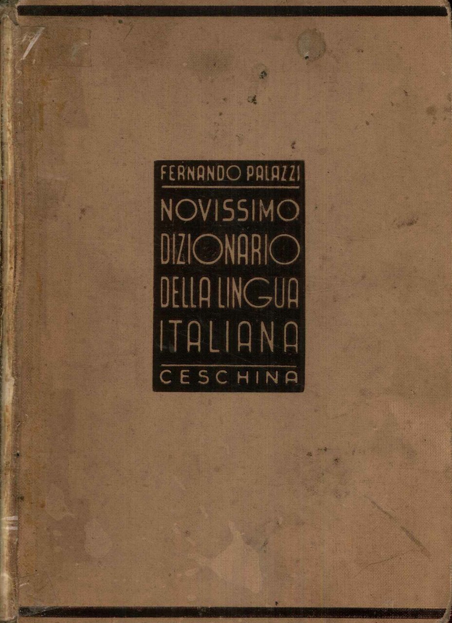 Nuovissimo dizionario della lingua italiana (Palazzi)